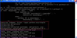 linux下安装python环境